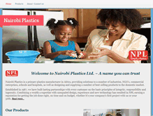 Tablet Screenshot of nairobiplastics.com